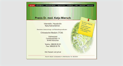 Desktop Screenshot of praxis-dr-miersch.de