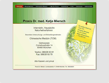 Tablet Screenshot of praxis-dr-miersch.de